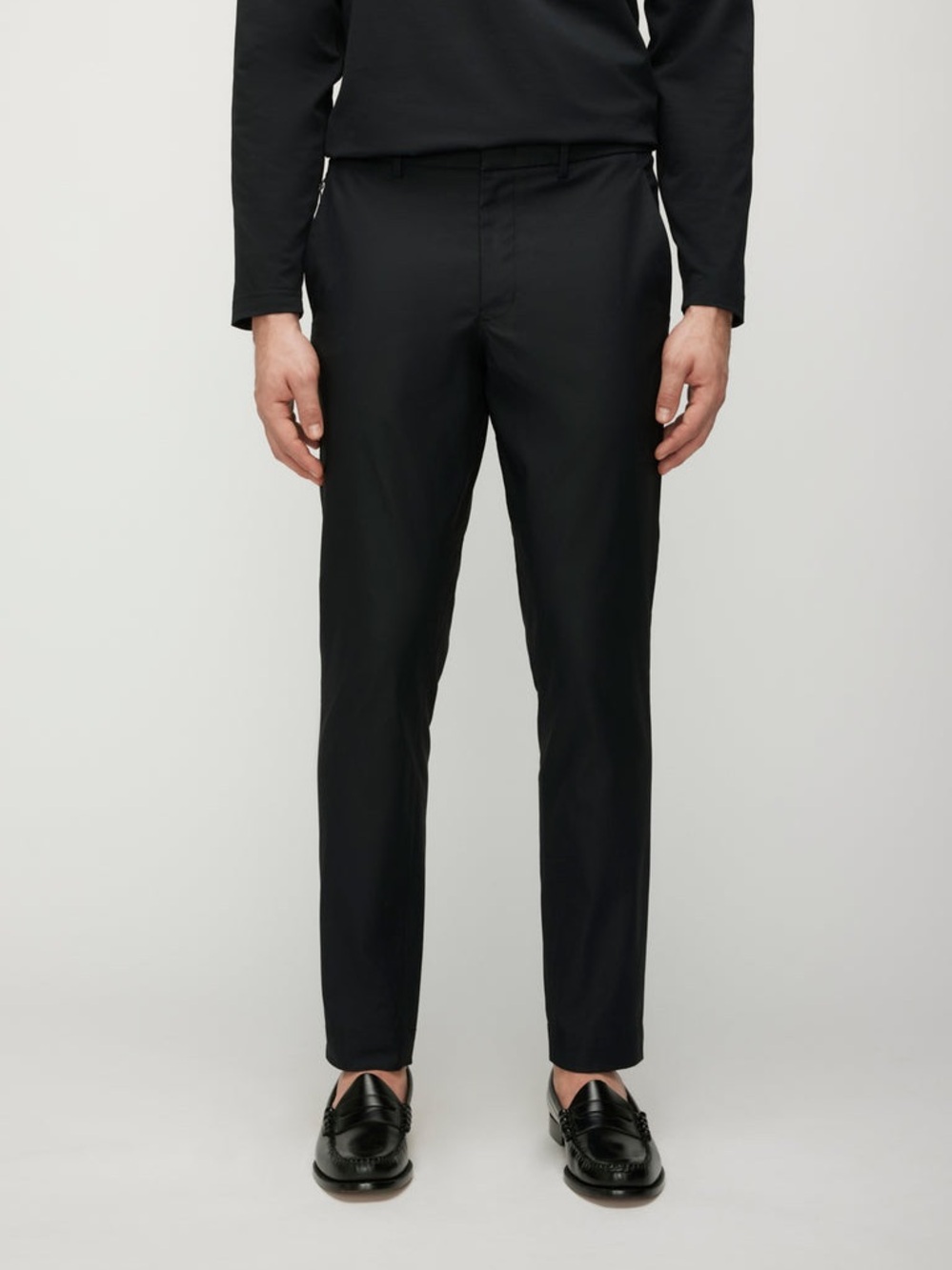 Kit + Ace Navigator Commute Pants Slim Fit Size 36x33 Black Stretch